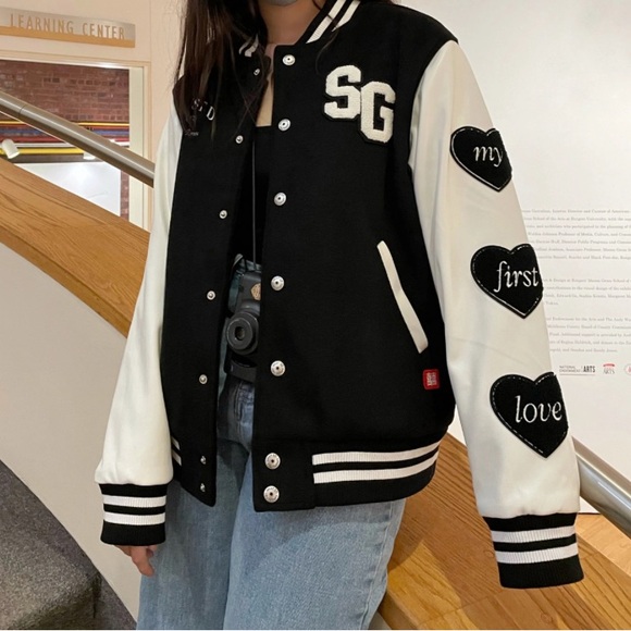 Double Happy Genius Lab Varsity Jacket (Suga of BTS) - Picture 4 of 5